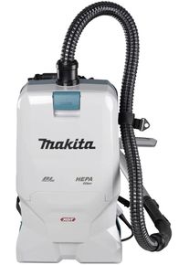 Makita VC011GZ Akku-Rucksackstaubsauger Akku-Sauger ohne Akku ohne Ladegerät 6 Liter 40V
