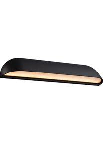 Nordlux Front 36 LED-Wandleuchte 13,90 Watt 850lm 3000K spritzwassergeschützt schwarz