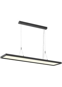 SLV Worklight LED-Pendelleuchte Deckenlampe Länge 120cm 57 Watt schwarz
