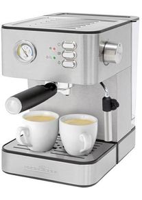 PROFI COOK PC-ES 1209 Siebträgermaschine Espressomaschine 1,8 Liter 850 Watt Edelstahl