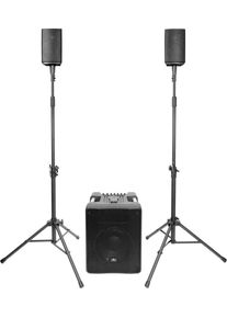 Vyrve Audio Mizar Aktives PA-Lautsprecher-Set Subwoofer Bluetooth 250W schwarz