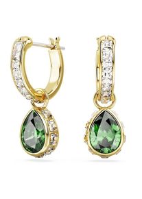 Swarovski Dames Oorbellen 'Stilla' goud / groen / transparant One Size