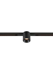 SLV 48V TRACK FIX-IT! Spot für Standard 48V Aufbauschiene, DALI dimmbar, rund, 2700K, schwarz/schwarz (1008946)
