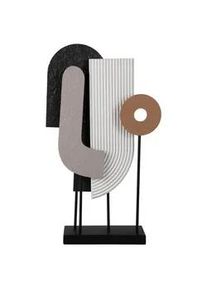 Present Time Skulptur , Multicolor , Holzwerkstoff , 10x53.5x25 cm , stehend , Dekoration, Dekofiguren & Skulpturen, Skulpturen
