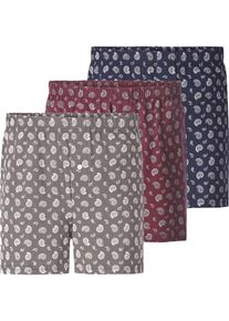 Babista Heren Boxershorts ' Lunetto ' beige / donkerblauw / roestrood XL-XXL