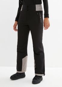Ski Thermo-Funktionshose mit High Waist Bequembund wasserdicht, schwarz, Gr&ouml;&szlig;e 38, bonprix