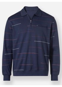 Marco Donati Heren Sweatshirt in marine ,maat 44/46, Witt, 100% Katoen