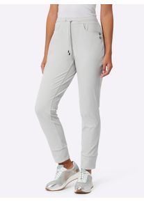 Damen Jogg Pants in geschmeidiger Qualität in hellgrau ,Größe 36, WITT, 75% Polyamid, 25% Elasthan
