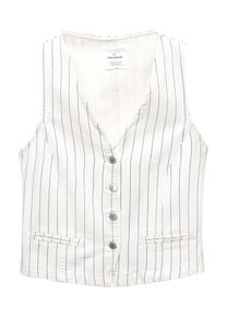 Pull&Bear Pull&Bear Dames Gilet navy / wit 34