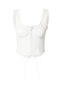 MONKI Dames Blouse wit M-L