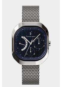 Women's Classic Multifunctional Watch - Silver - Surgical steel rectangular case, Sapphire-hardened mineral glass, Mesh Strap - 36.25mm , TMI Quartz