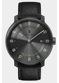 Zegarek Automatyczny Męski | Szary | Skórzany Pasek | 42mm | Neolux Automatyczny | Lilienthal Berlin