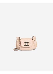 Chanel Accordion Hobo Flap Bag Lamb Pink
