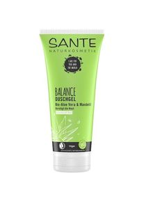 Sante Naturkosmetik Douche verzorging Biologische aloë & amandelolie Douchegel Dames 200 ml