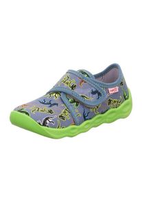Superfit Hausschuh 'BUBBLE' navy / hellgelb / hellgrün / orange Größe 26