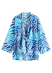 next Strandkleid Damen blau / weiß Größe 36