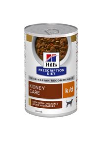Hill's 12x354g Hill's Prescription Diet k/d Kidney Care Mijoté - Pâtée pour Chien
