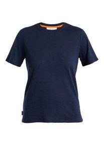 Icebreaker Womens Merino Linen S/S Tee Merinoshirt Dames (XL |blauw)