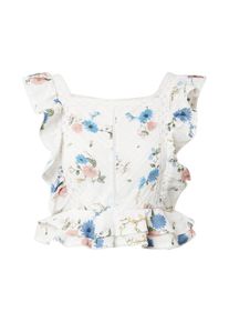 River Island Dames Top 'MIA' blauw / honing / olijfgroen / lichtroze / wit S