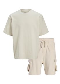 Jack & Jones JACK & JONES Heren Huispak 'JJLOUI OSMOS' crème / ecru XS