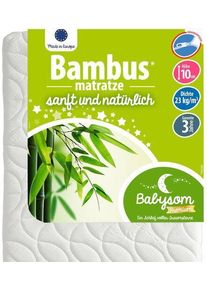 Babysom Bambus Babymatratze | weiß