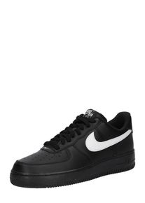 Nike Sportswear Heren Sneakers laag 'Air Force 1' zwart / wit 38.5
