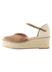 next Espadrilles Damen creme / dunkelbeige Größe 37