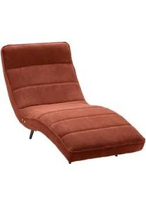 Welnova Relaxliege , Rostfarben , Textil , Uni , 78x83x168 cm , Made in EU, FSC Mix , Stoffauswahl , Wohnzimmer, Sessel, Relaxliegen