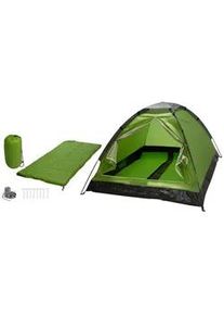Ambia Garden Zelt , Grün , Metall, Kunststoff, Textil , 145x100x205 cm , Freizeit & Co, Camping, Zelte
