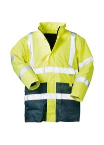 FELDTMANN Warning parka, size XL, yellow/blue