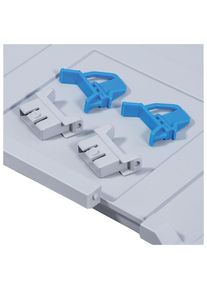 Allit Sliding hinge closure for Eurobox blue (VE4pcs.)