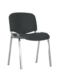 EDE Visitor chair ISO chrome / bordeaux