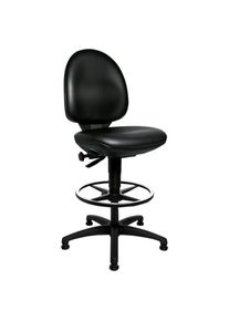 Forum Work chair Tec 50 foot ring, imitation leather, glide
