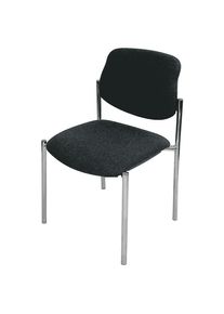 EDE Visitor chair STYL chrome / black