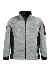 FHB Cardigan Christoph,280g/sqm, size L, grey/black
