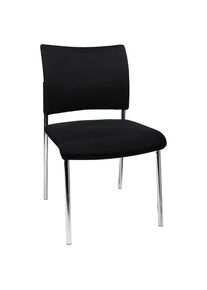 Forum Visitor chair Visit10 with upholstery, black
