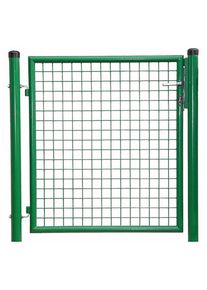 Forum Garden gate green coated 1-leaf 1250 x 1500