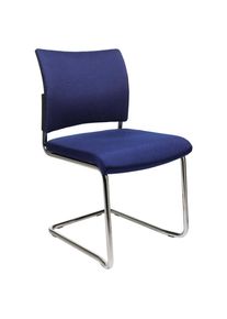 Forum Visitor chair Visit20 with cushion, blue