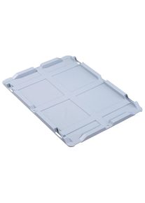 Allit Stülpdeckel, grau für Eurobox 400