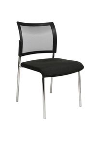 Forum Visitor chair Visit10 with upholstery / net black