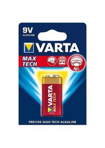 Varta MAX TECH battery 9V block, 1-pack blister