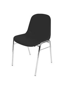 EDE Shell chair BETA chrome / black