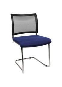 Forum Visitor chair Visit20 with upholstery / net blue