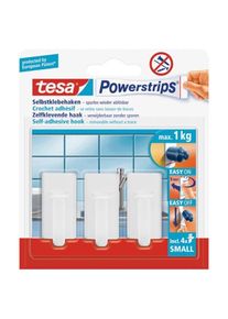 Tesa Powerstrips Hooks Small Oval white