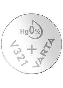 Varta Silver oxide button cell, SR65/V321, 1,55 V/14,5 mAh