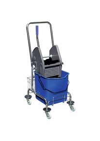 SPRiNTUS Single wheeled bucket chrome 1 x 27l w.press