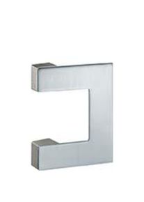 FSB HT push handle, angular, 0 61 6187, F69 matt