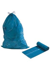 EDE Garbage bag 120 l blue with pull approx. 39 my roll a 25 pieces