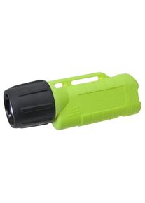 UK Helmet lamp 2AA eLED, ET Heckschalter, neon yellow