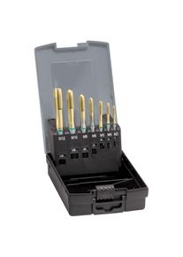 Fortis Machine tap DIN 371/376B TiN M3-12 set